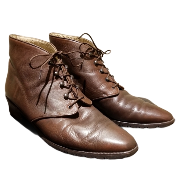 Vintage BALLY Womens Leather Boots (Size 9.5M) - Picture 5 of 11